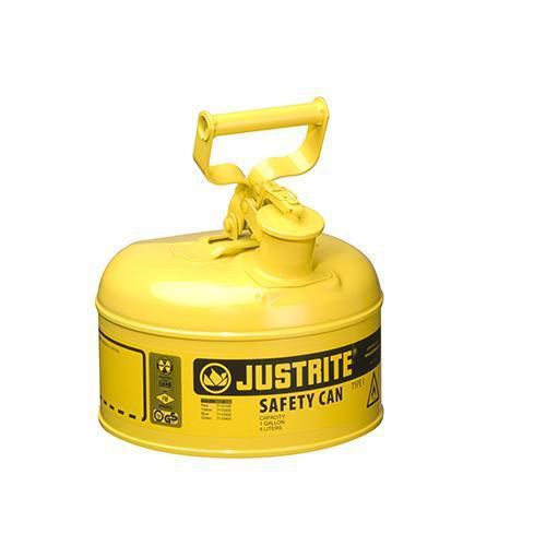 Bezpečnostní nádoba na hořlaviny Justrite, žlutá, 1,8 kg