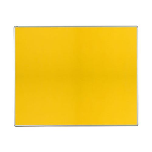 Textilní oboustranný paraván ekoTAB 120 x 150 cm, žlutý