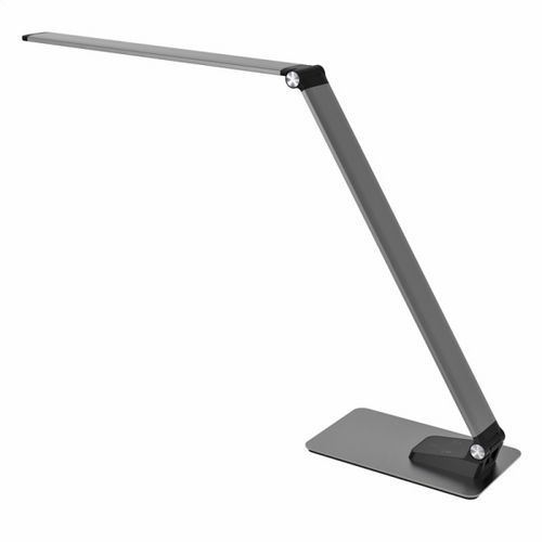 LED stolní lampa Platinet 10W, USB port, ALU