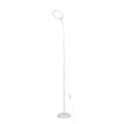 LED podlahová lampa Platinet 10W 2v1, bílá