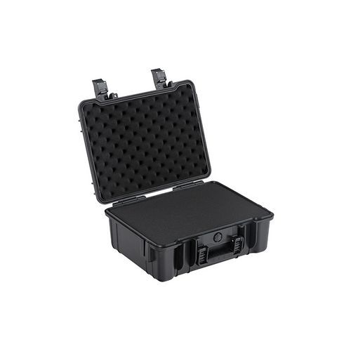 Plastový kufrt na nářadí DinoPlus Outdoor, 18,5 x 45,5 x 37 cm, černá