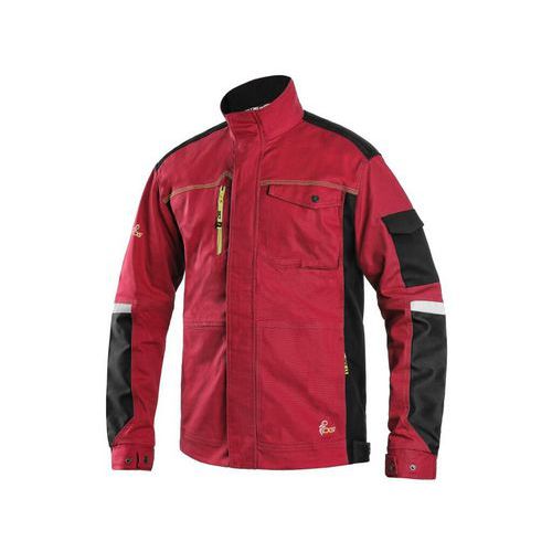 Blůza CXS STRETCH, pánská, červeno - černá, vel. 48