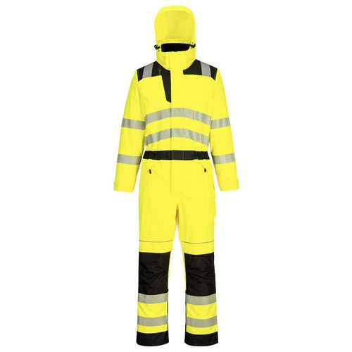 PW3 Hi-Vis kombinéza do deště, černá/žlutá, krátké, vel.M PW3 Hi-Vis kombinéza do deště, černá/žlutá, krátké, vel.M