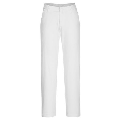 Dámské kalhoty Stretch Slim Chino, bílá, krátké, vel.28