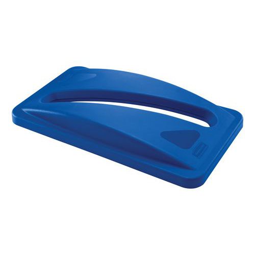 Víko na odpadkové koše Rubbermaid Slim Jim, 60 a 87 l, modré