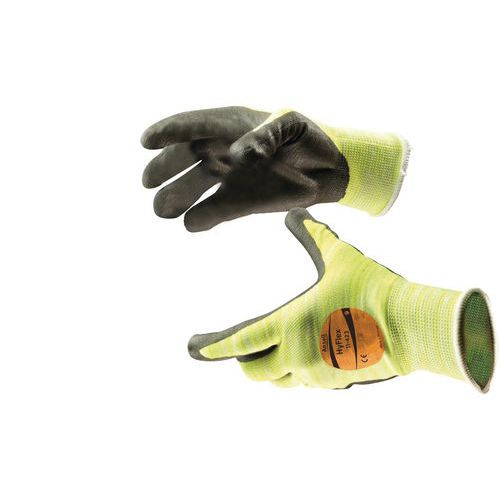 Polyetylenové rukavice Ansell HyFlex® 11-423 polomáčené v polyuretanu, vel. 8