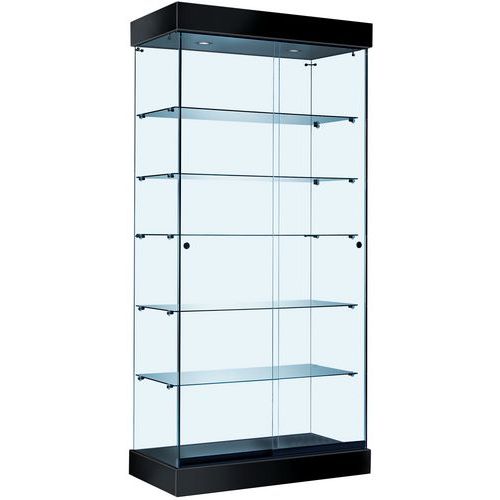 Produktová vitrína ASF, 192 x 46 x 90 cm, černá