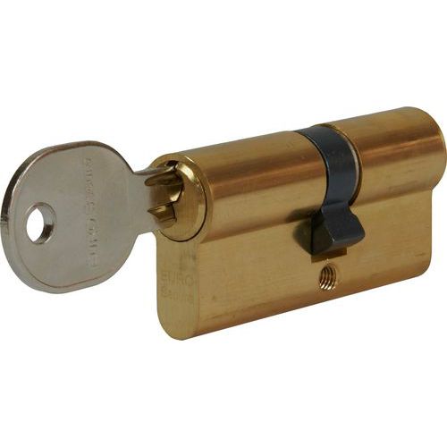 Bezpečnostní vložka EuroSecure, Model: matná mosaz, Rozměry: 30/35 mm