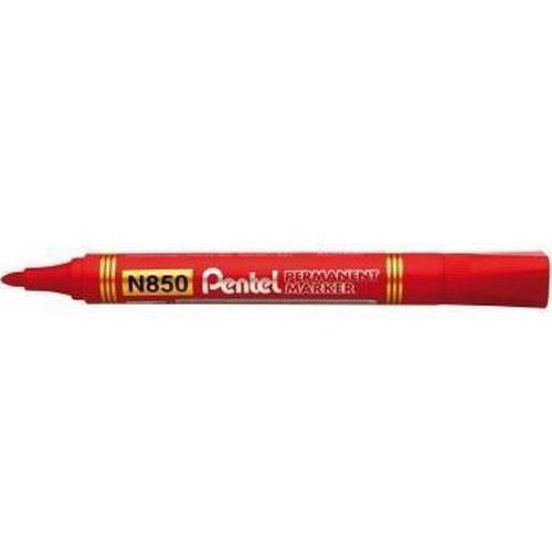 Značkovač Pentel N850, 10 ks, červený