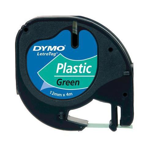 Plastová páska pro štítkovač Dymo LetraTag, zelená