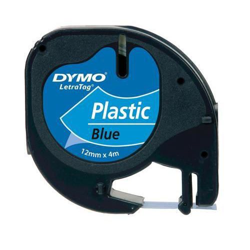 Plastová páska pro štítkovač Dymo LetraTag, modrá