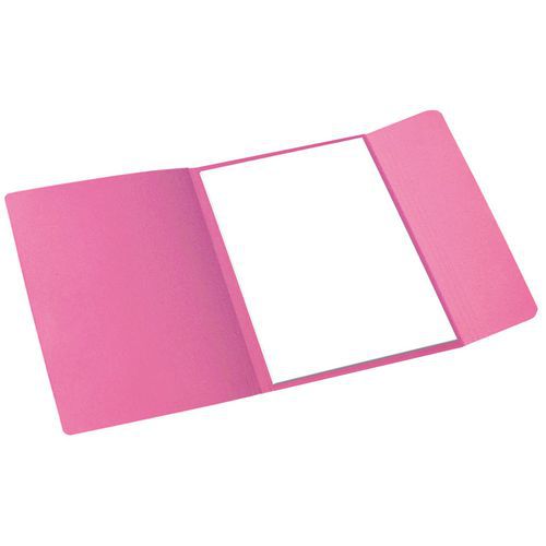 Papírové spisové desky Cloud, 100 ks, růžové