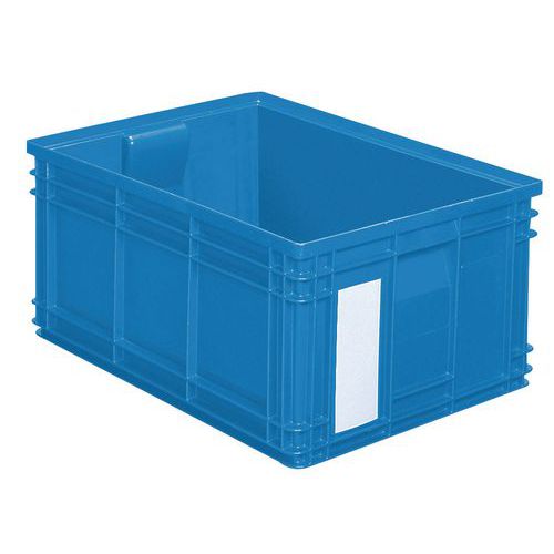 Barevná plastová přepravka PS (85 l), modrá