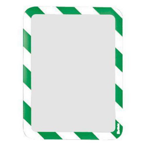 Signální kapsa Shanghai A4, samolepicí, bílá/zelená