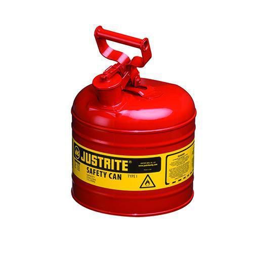 Bezpečnostní nádoba na hořlaviny Justrite, červená, 2 kg
