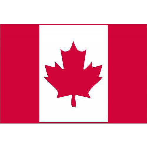 Malá státní vlajka, s očkem pro zavěšení, 16 x 11 cm, Kanada
