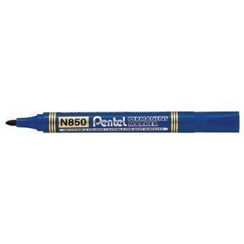 Značkovač Pentel N850, 10 ks, modrý