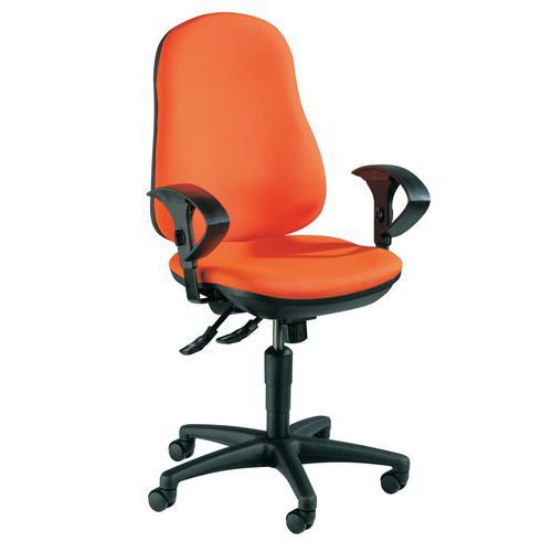 Kancelářská židle Support, oranžová