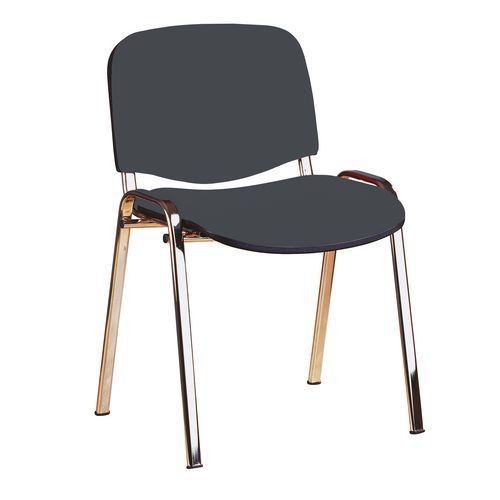 Konferenční židle Manutan Expert ISO Chrom, antracit
