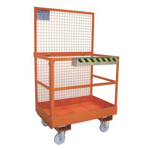 Pracovní klece pro vysokozdvižný vozík, rozměry 80 x 120 cm