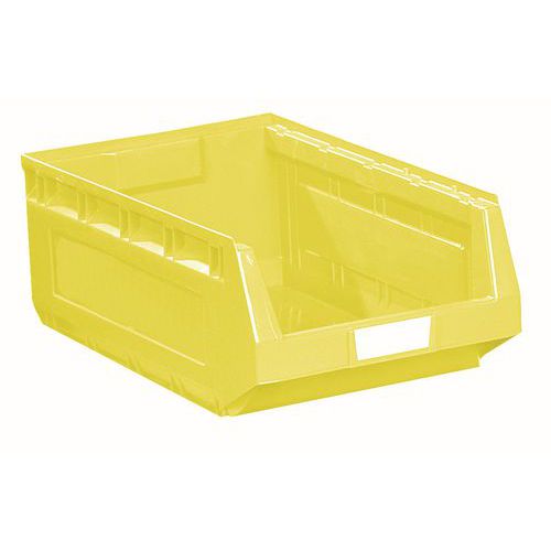 Plastový box Manutan Expert 25 x 36,3 x 58 cm, žlutý