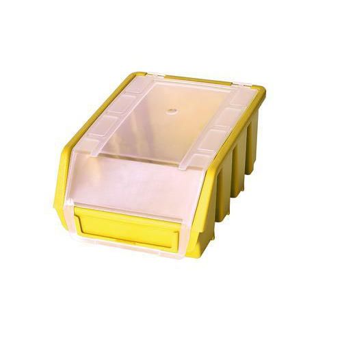 Plastový box Ergobox 2 Plus 7,5 x 16,1 x 11,6 cm, žlutý