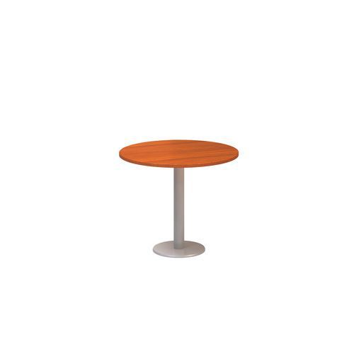 Kruhový konferenční stůl Alfa 400, 90 x 74,2 cm, dezén třešeň
