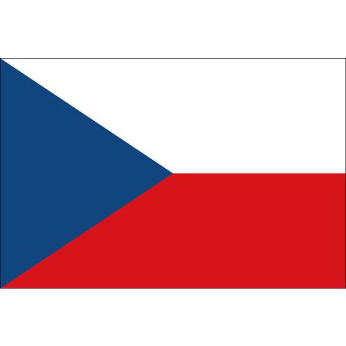 Malá státní vlajka, s očkem pro zavěšení, 16 x 11 cm, Česká Republika