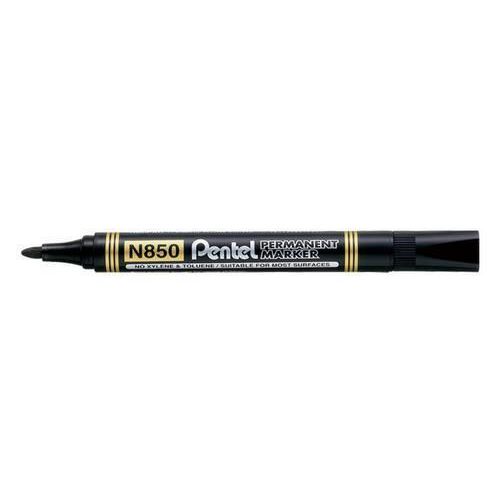 Značkovač Pentel N850, 10 ks, černý