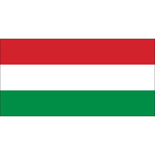 Státní vlajka, s karabinou, 90 x 60 cm, Maďarsko
