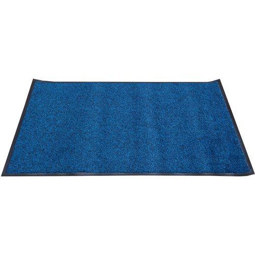 Vnější čisticí rohož s náběhovou hranou, 120 x 85 cm, modrá
