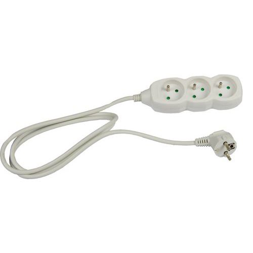 Prodlužovací kabel Emos, 3 zásuvky, 1,5 m