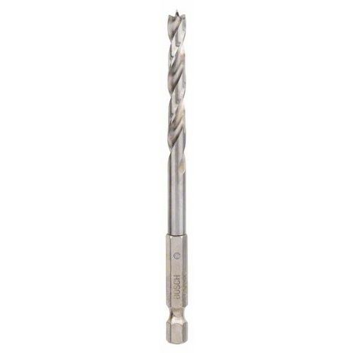Bosch - Spirálový vrták do dřeva s šestihrannou stopkou 1/4' 6 x 63 x 106 mm, 5 BAL