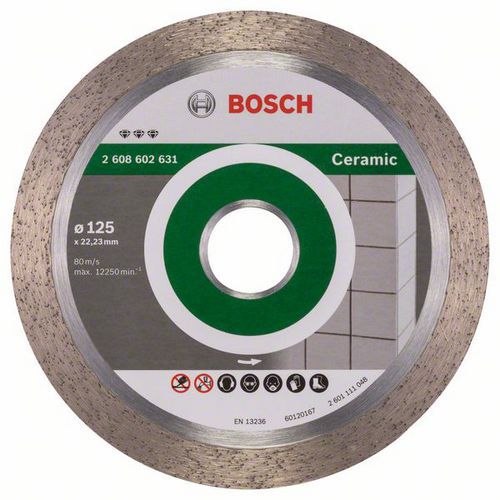 Bosch - Diamantový řezný kotouč Best for Ceramic 125 x 22,23 x 1,8 x 10 mm