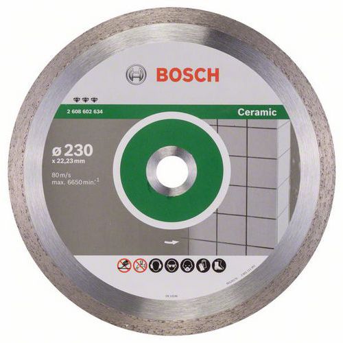 Bosch - Diamantový řezný kotouč Best for Ceramic 230 x 22,23 x 2,4 x 10 mm