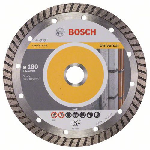 Bosch - Diamantový řezný kotouč Standard for Universal Turbo 180 x 22,23 x 2,5 x 10 mm