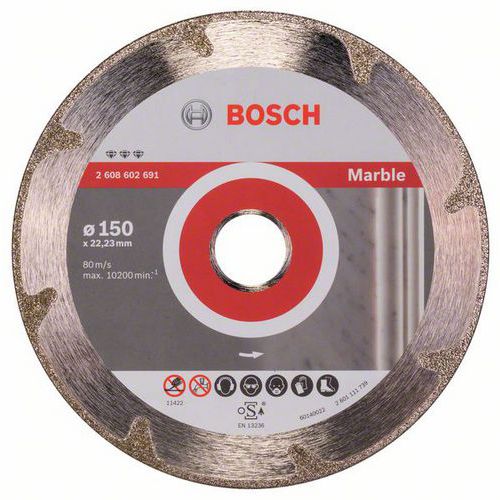 Bosch - Diamantový řezný kotouč Best for Marble 150 x 22,23 x 2,2 x 3 mm