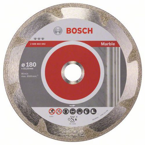 Bosch - Diamantový řezný kotouč Best for Marble 180 x 22,23 x 2,2 x 3 mm