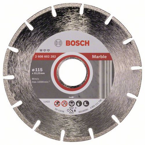 Bosch - Diamantový řezný kotouč Standard for Marble 115 x 22,23 x 2,2 x 3 mm