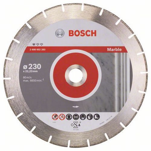 Bosch - Diamantový řezný kotouč Standard for Marble 230 x 22,23 x 2,8 x 3 mm