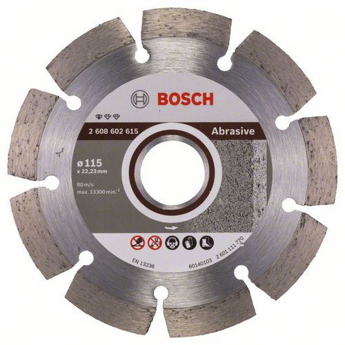 Bosch - Diamantový řezný kotouč Standard for Abrasive 115 x 22,23 x 6 x 7 mm