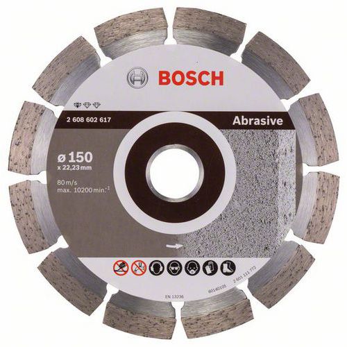 Bosch - Diamantový řezný kotouč Standard for Abrasive 150 x 22,23 x 2 x 10 mm