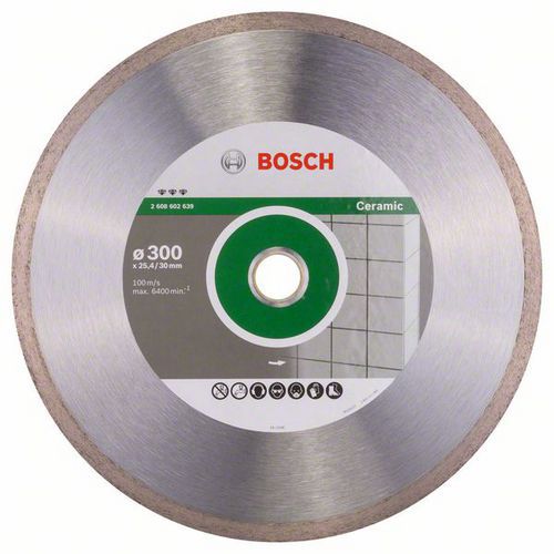 Bosch - Diamantový řezný kotouč Best for Ceramic 300 x 30/25,40 x 2,8 x 10 mm