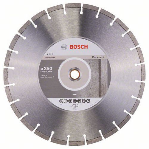 Bosch - Diamantový řezný kotouč Standard for Concrete 350 x 20/25,40 x 2,8 x 10 mm