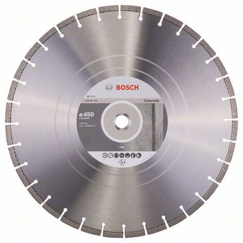 Bosch - Diamantový řezný kotouč Standard for Concrete 450 x 25,40 x 3,6 x 10 mm