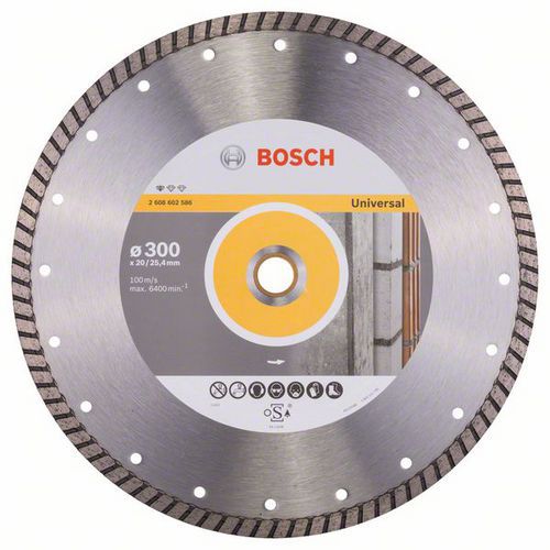 Bosch - Diamantový řezný kotouč Standard for Universal Turbo 300 x 20/25,40 x 3 x 10 mm