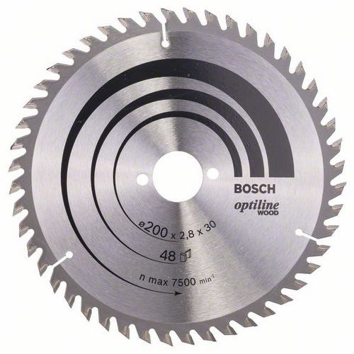 Bosch - Pilový kotouč Optiline Wood 200 x 30 x 2,8 mm, 48