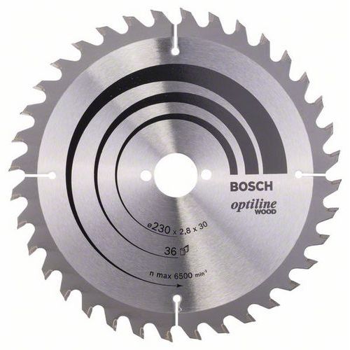 Bosch - Pilový kotouč Optiline Wood 230 x 30 x 2,8 mm, 36