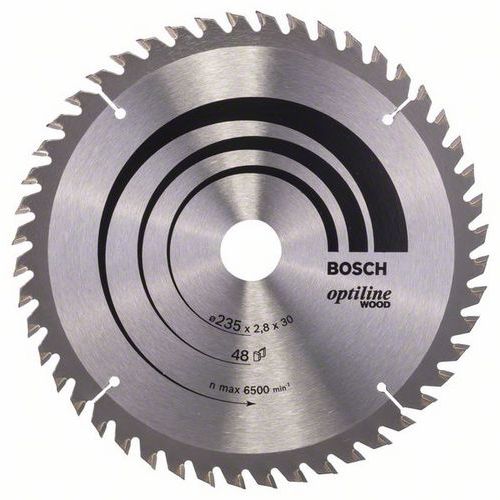 Bosch - Pilový kotouč Optiline Wood 235 x 30/25 x 2,8 mm, 48