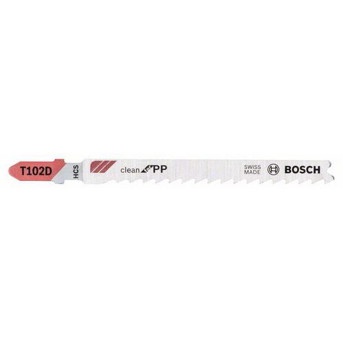 Bosch - Pilový plátek do kmitací pily T 102 D Clean for PP, 3ks x 10 BAL